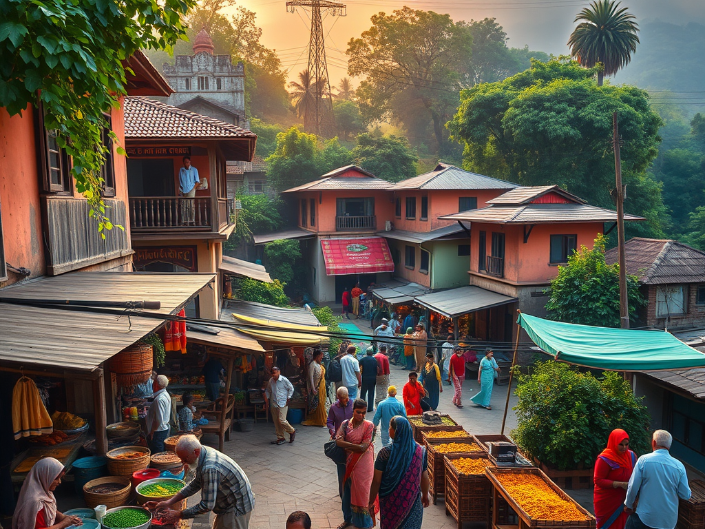 Rural community visual